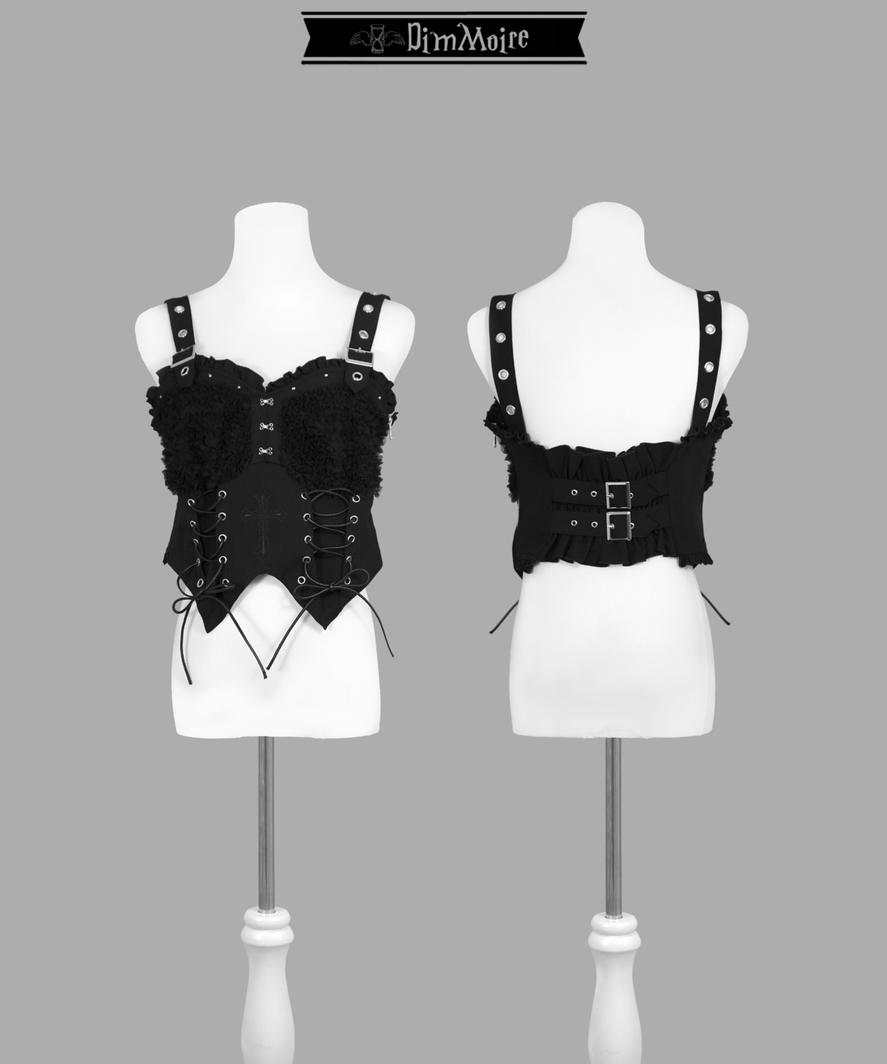 十字の誓いビスチェ‎【Black】