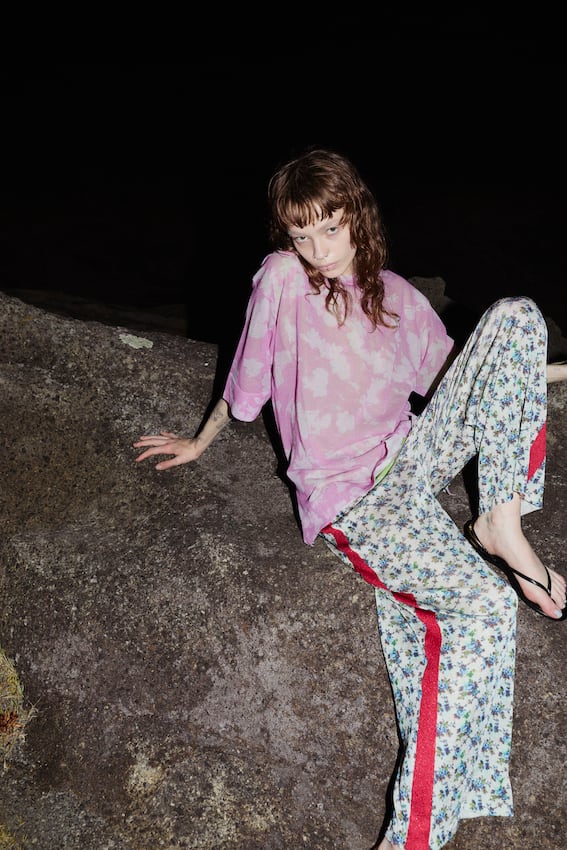 OPEN SESAME CLUB / sparkle print pants | POETRY
