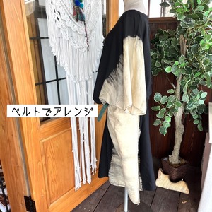 モノトーンビッグワンピース