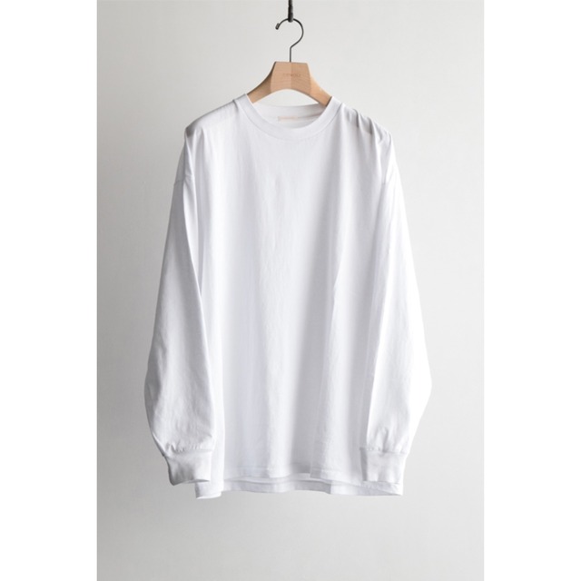 COMOLI ｜コットンジャージ 長袖Tシャツ