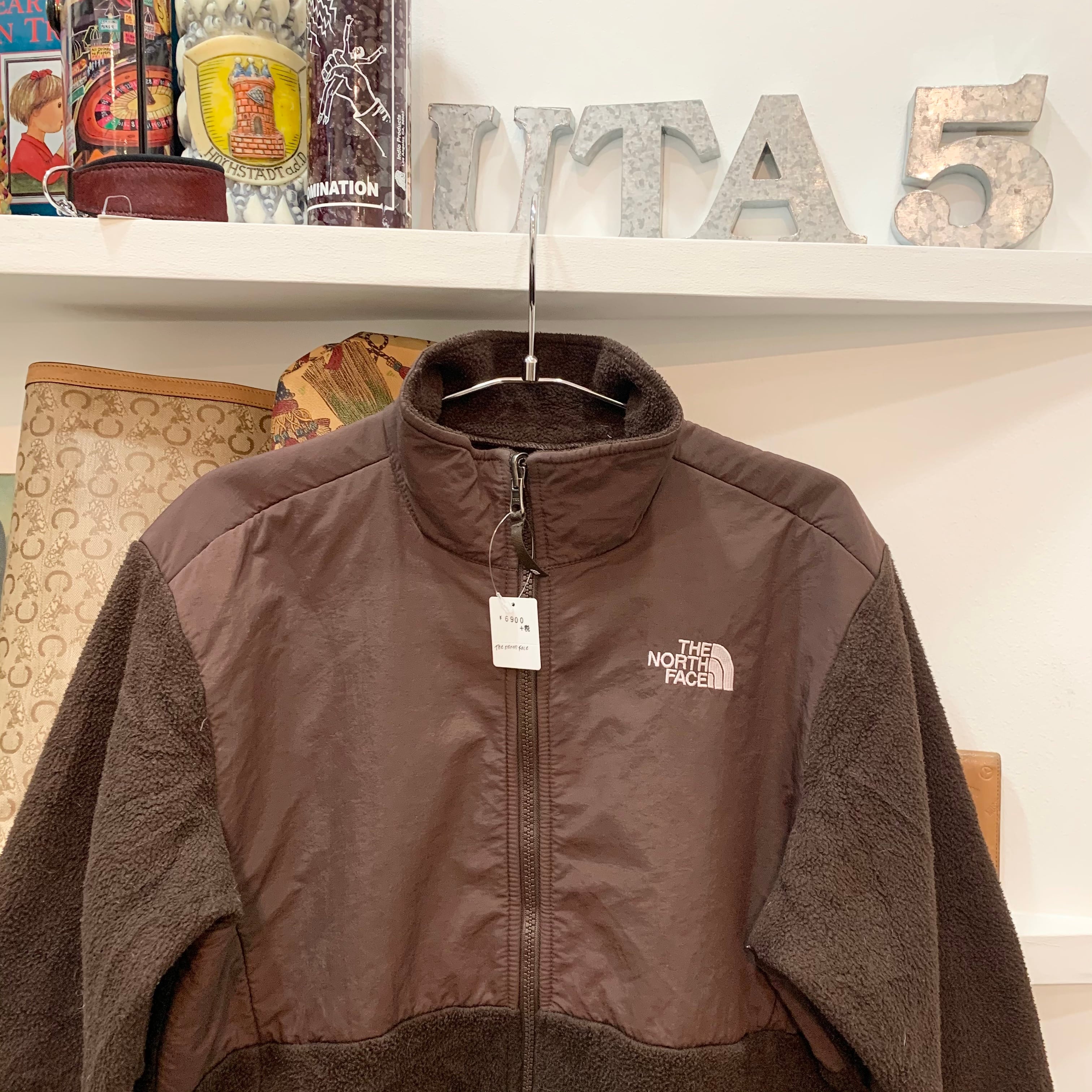 The north face/outer/jumper/fleece/down/brown/ザノースフェイス