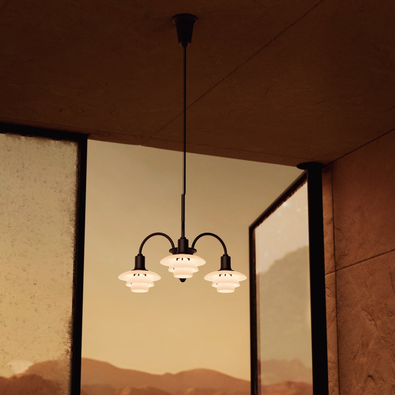 世界1,000台限定】PH 1/1 CHANDELIER 3 arms / シャンデリア3灯タイプ