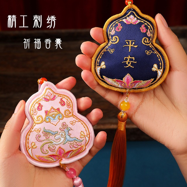 敦煌刺繍のひょうたん香袋｜文化創意ギフト