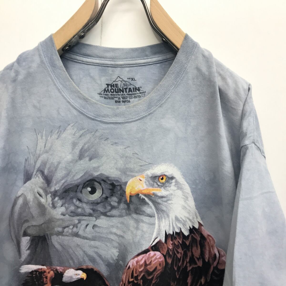 USA製 刺繍 EAGLE イーグル 鷲 TURNER グリーンTシャツ