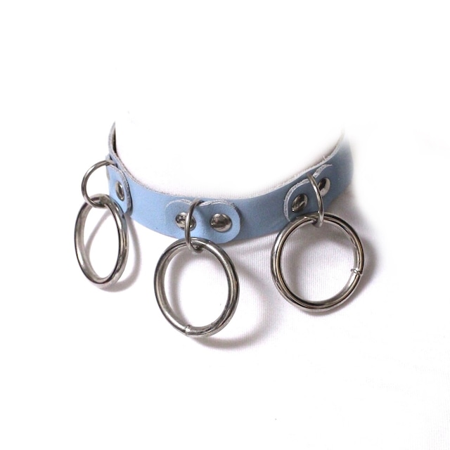 【SHOP BIOHAZARD】Demonia collar light blue