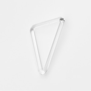 _cthruit シースルーイット stick_triangle earring ピアス 【Clear】