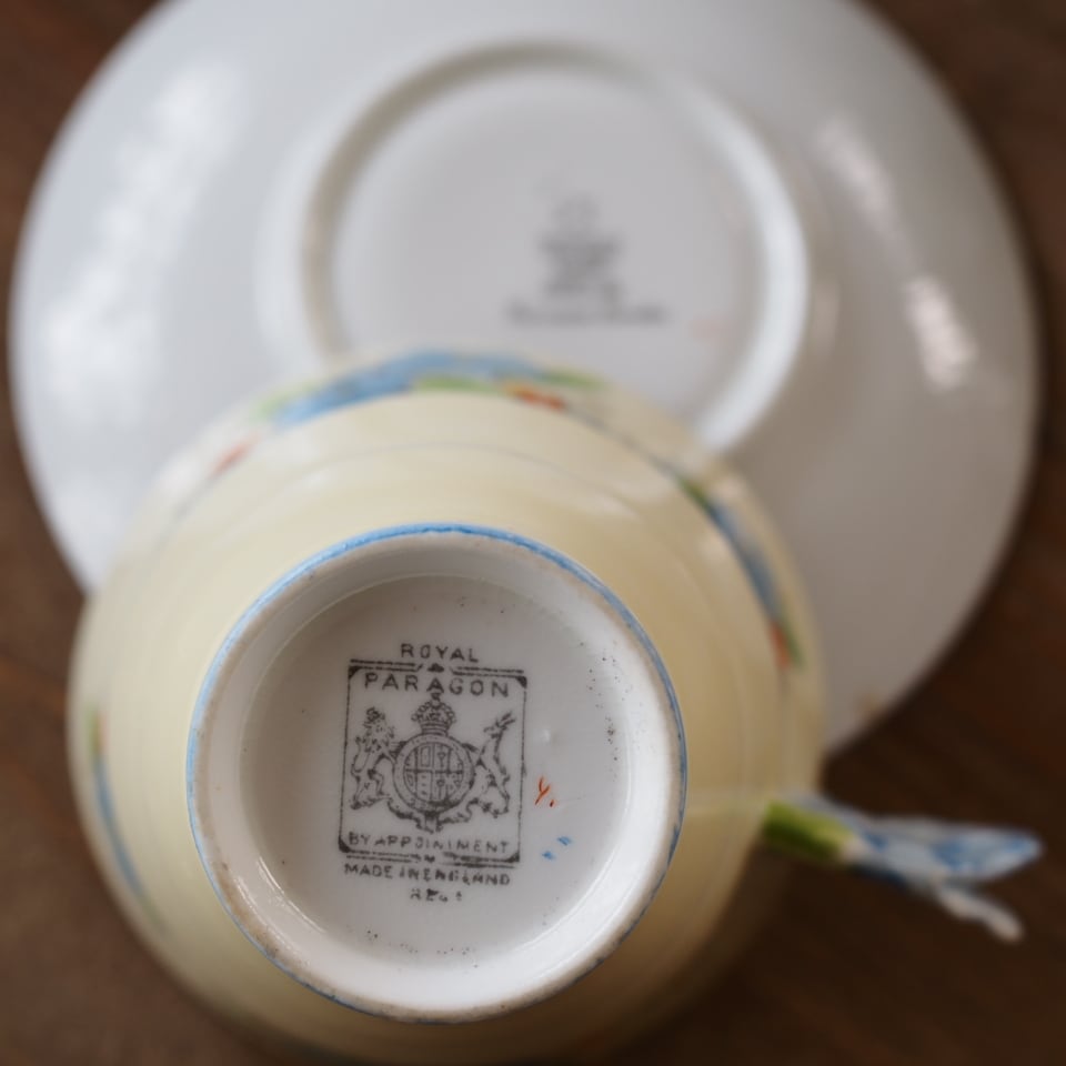 訳あり【英国Paragon】パラゴン プリムローズボーダー フラワー