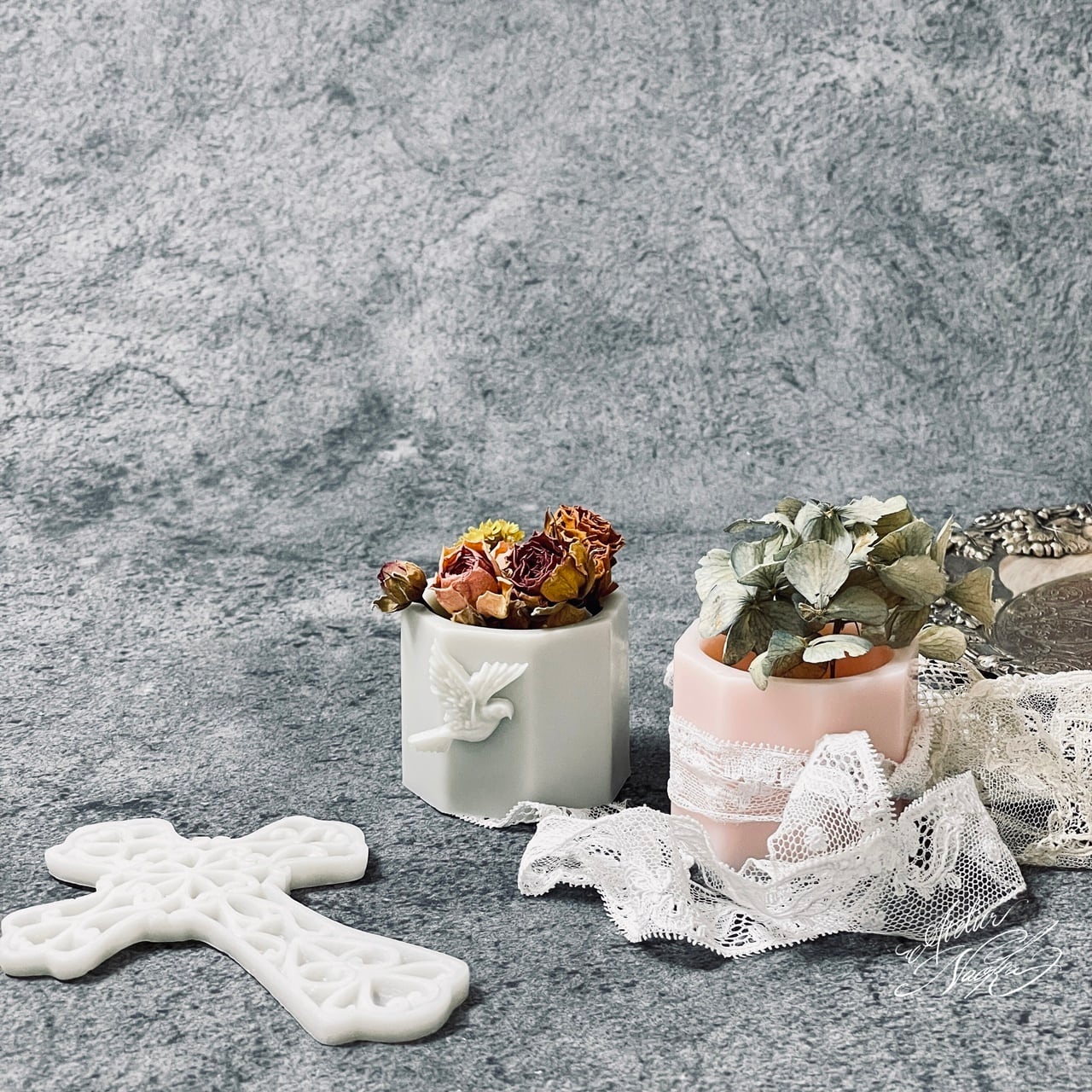 八角形ベース シリコンモールド | シリコンモールド・クレイクラフト