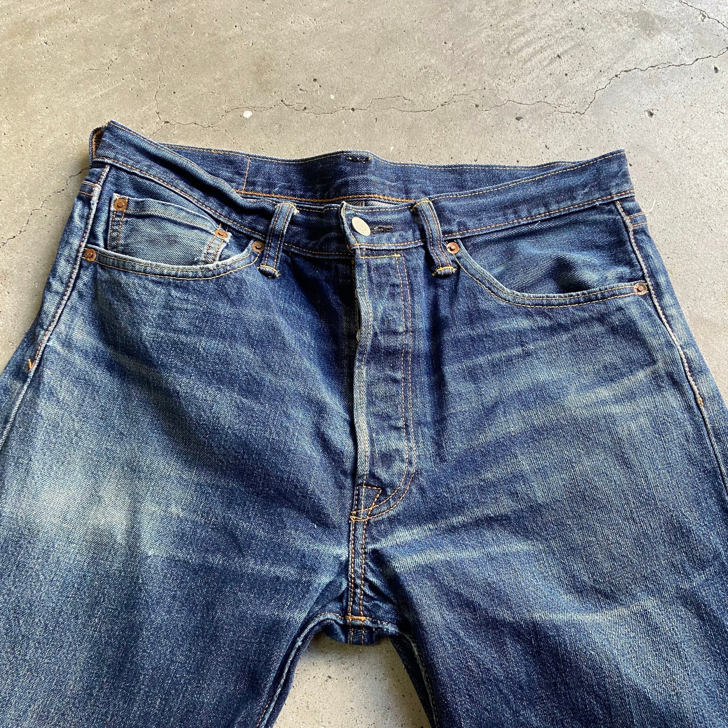 Levi's リーバイス 501 復刻 黒カンヌキ ストレート デニムパンツ