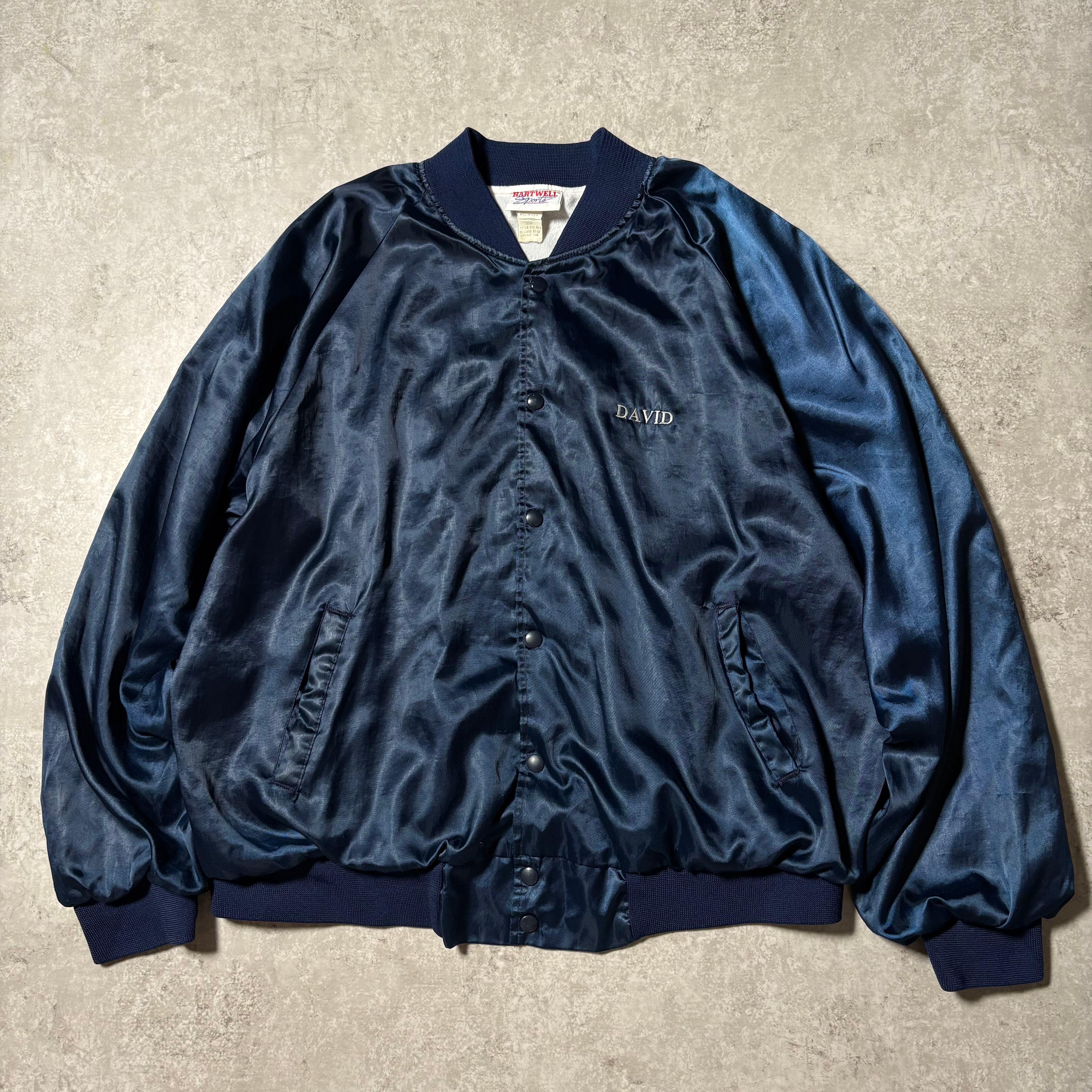 1980s~1990s "Satin Jacket" Nylon100% Made in USA