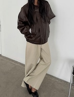 【新作5%OFF・3日間】Carbon Soft-Leather Jacket_2colors