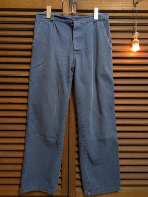 France Cotton Twill Work Pants Tuck