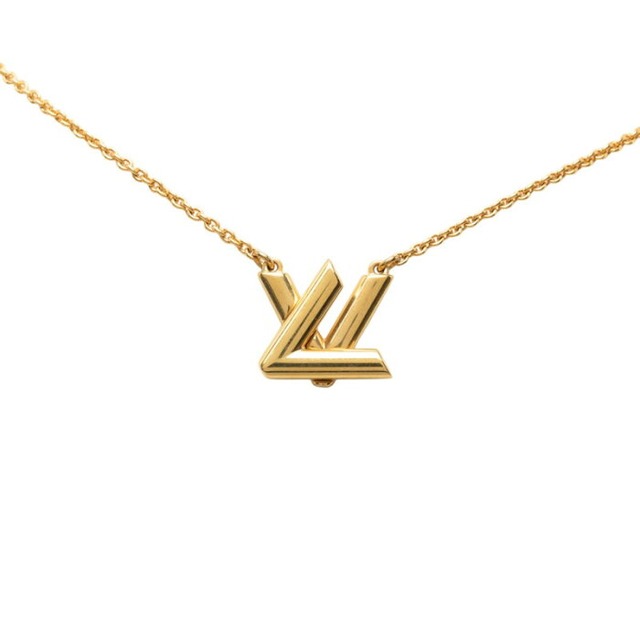 ルイ ヴィトン LVツイスト ネックレス M01729 ゴールド メッキ レディース LOUIS VUITTON 【中古】