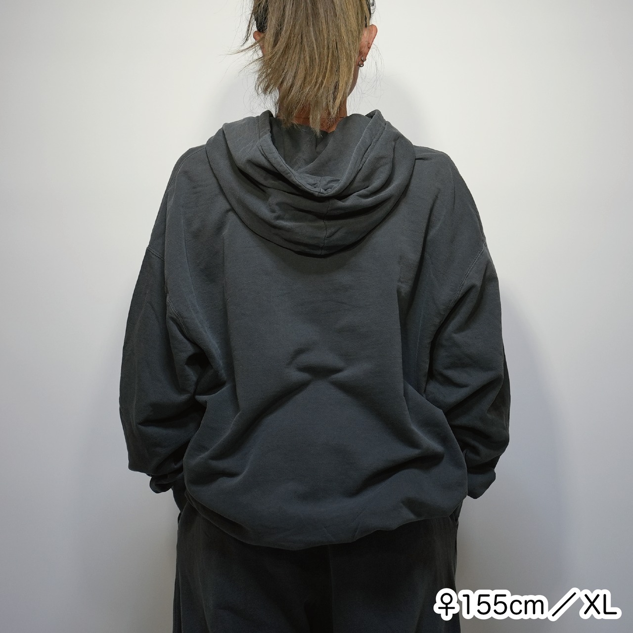 davryu logo GD Light HOODIE [ペッパー]