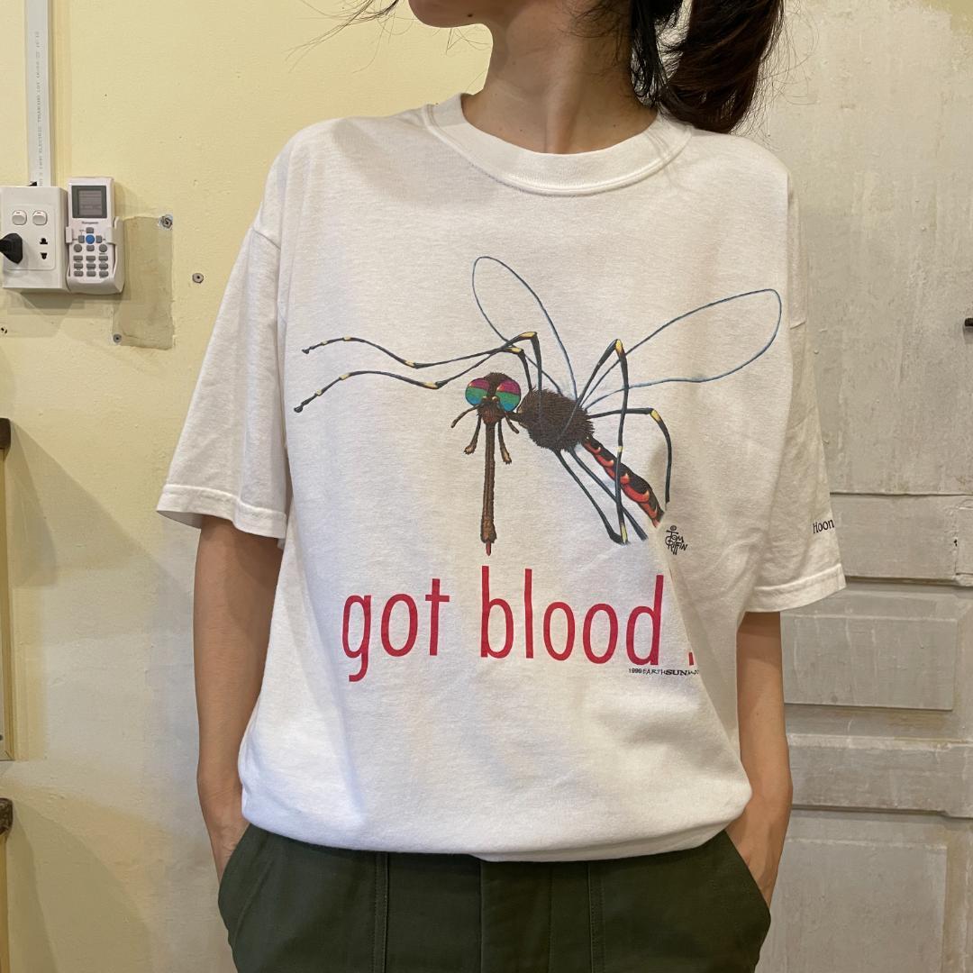 GF178 Tシャツ got blood? got milk パロディ 90s | ビンテージ雑貨 家  