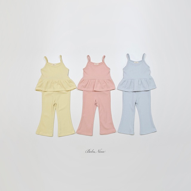 【取寄】bebenine｜sharon set｜シャロンセット｜XS-XL｜kids｜26 summer