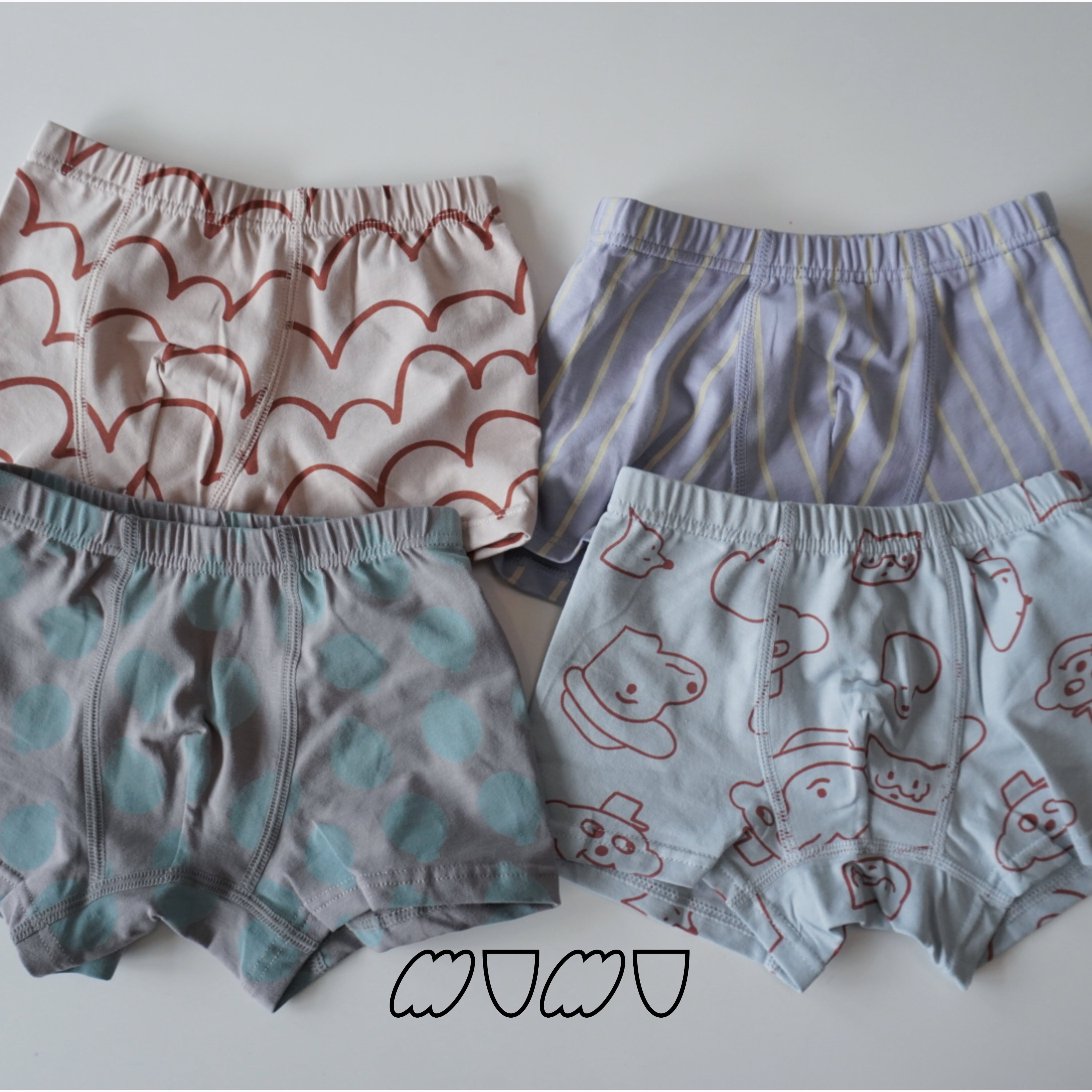 モーモー柄のかぼちゃパンツ】 牛 カボチャ 牛柄 ズボン 子供服