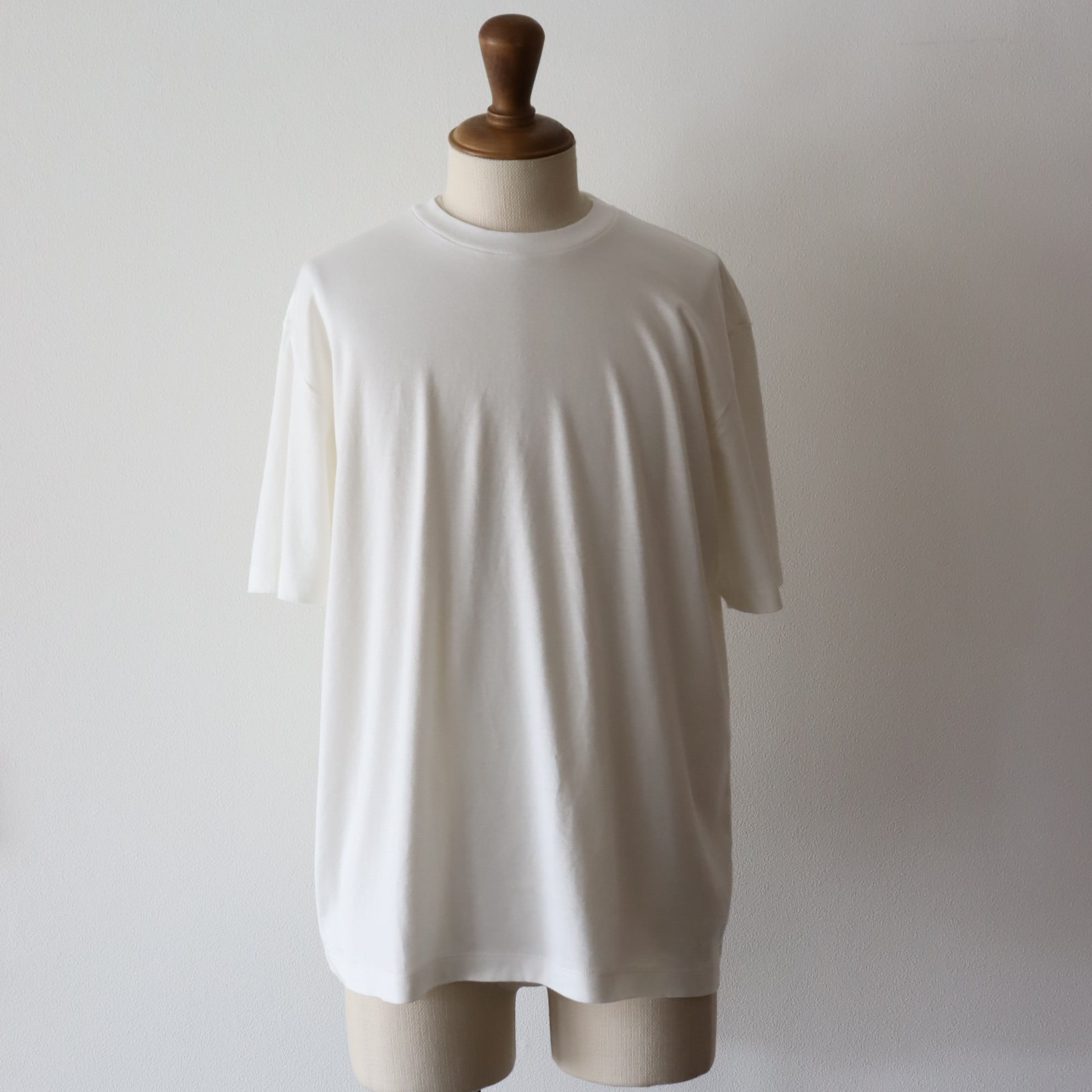 awasa アワサ COTTON SILK 2P T-SHIRT コットンシルク サイズ1 半袖Ｔシャツ カットソー ホワイト レディース【中古】5-0718S♪ awasa アワサ COTTON SILK 2P T-SHIRT コットンシルク サイズ1 半袖T