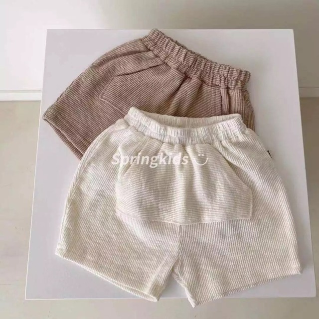 【リンクコーデ】シンプルショートパンツ