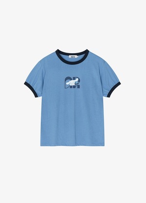 [GROVE]  (GROVE X CINNAMOROLL) CINNAMOROLL RINGER T-SHIRT [BLUE] 正規品 韓国ブランド 韓国ファッション 韓国代行 日本 店舗  ブランド グローブ 通販