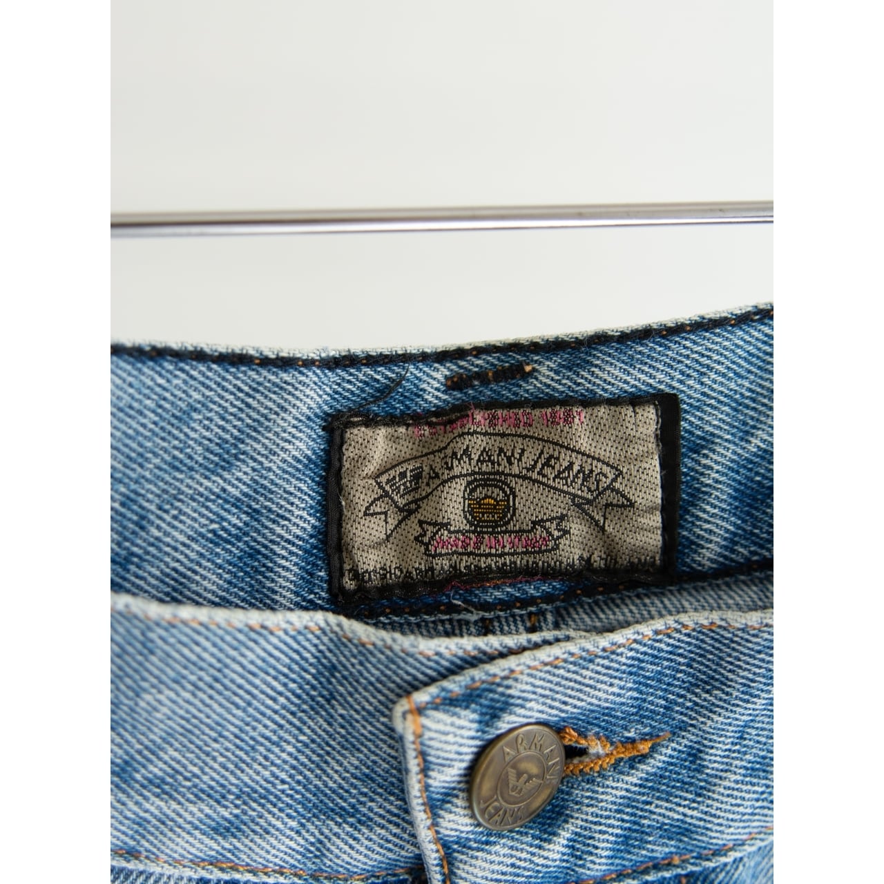 vintage armani jeans denim pants