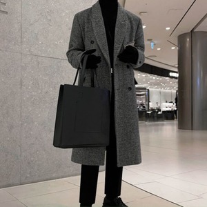 ヘリンボーンチェスターコート　MT0080008