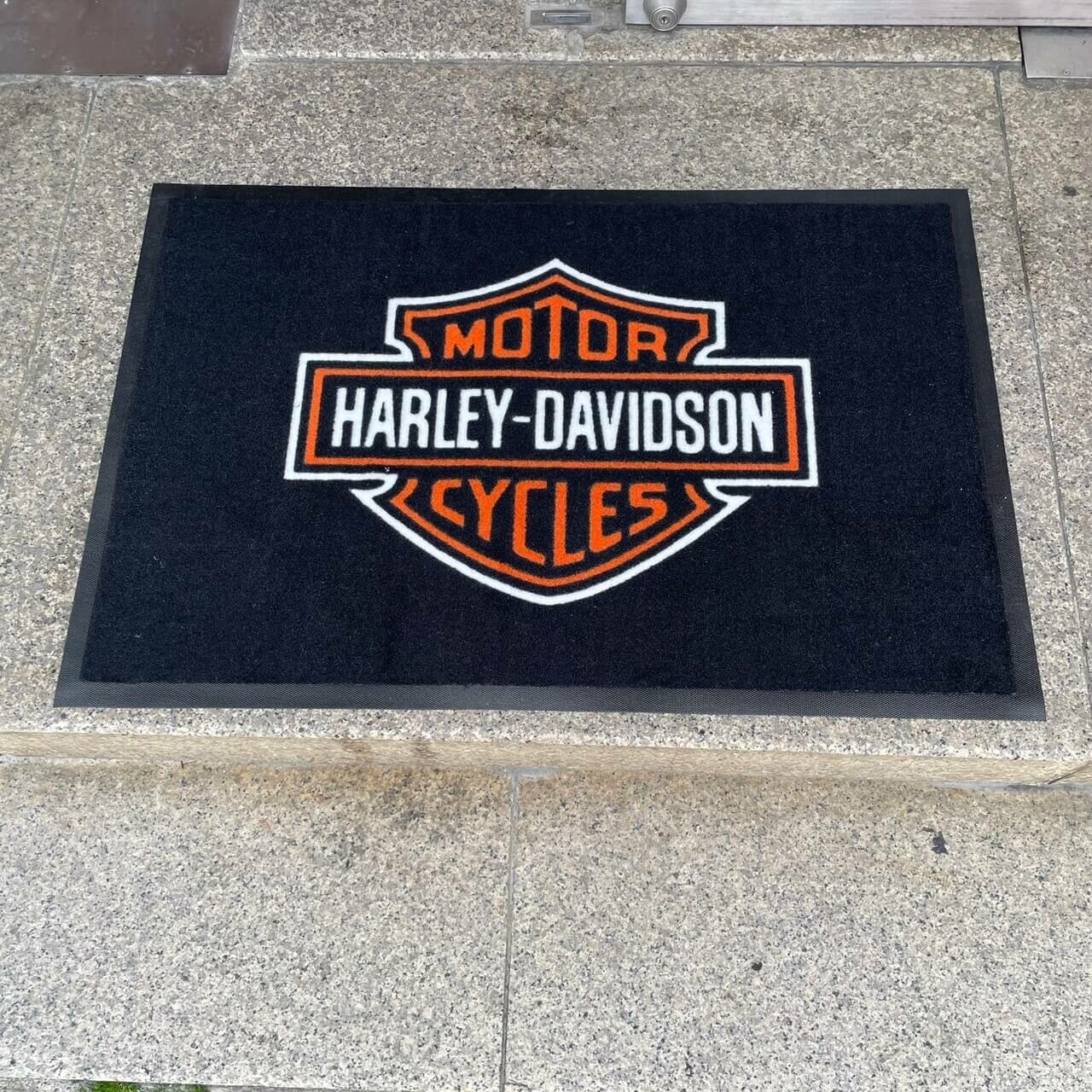HARLEY DAVIDSON マット フロアマット ラバー裏地 ハーレー 