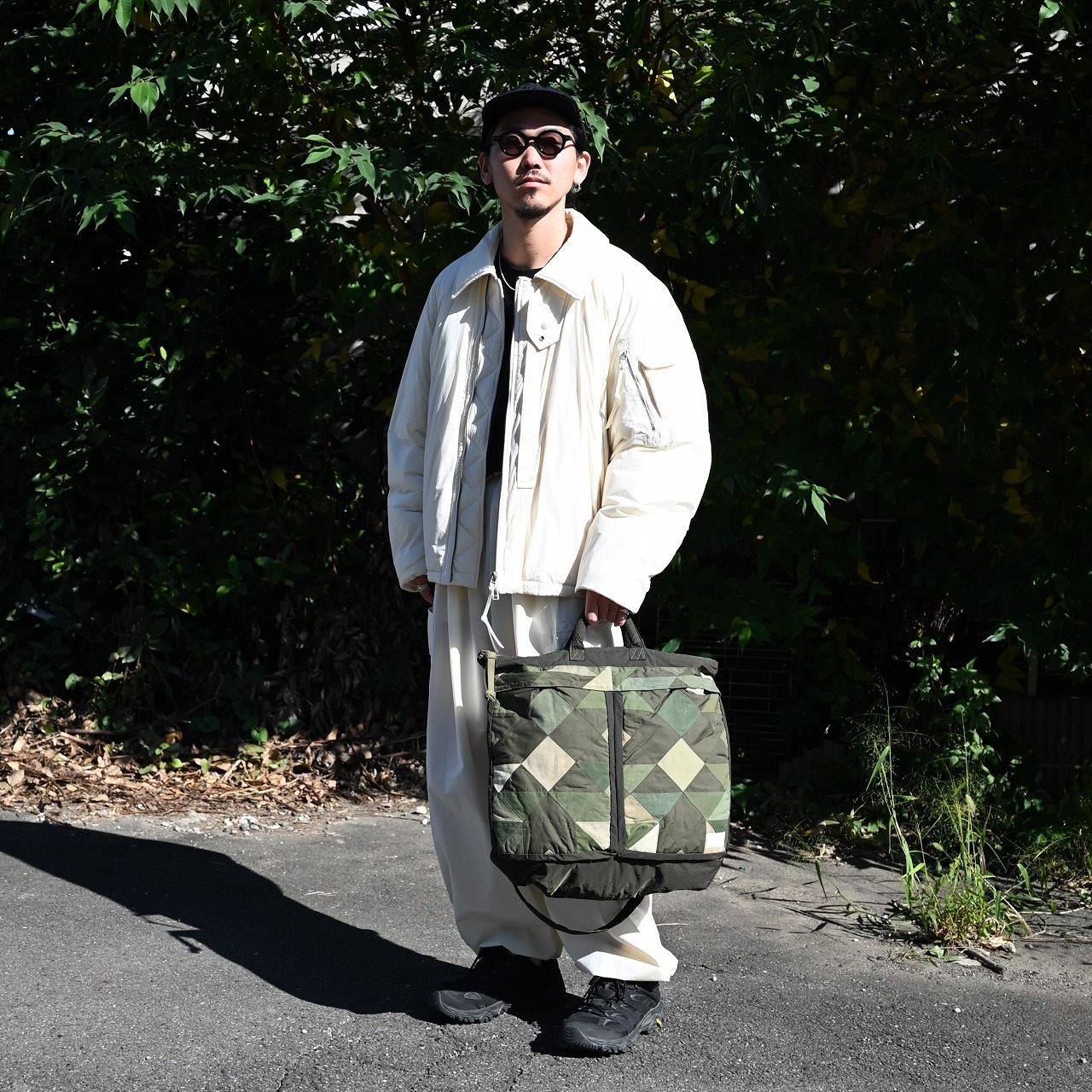 product twelve(プロダクトトゥウェルブ) ダウンジャケットエクリュコーディネート