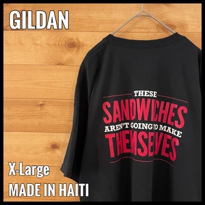 【GILDAN】バックプリント メッセージ  Tシャツ XL ビッグサイズ US古着 アメリカ古着