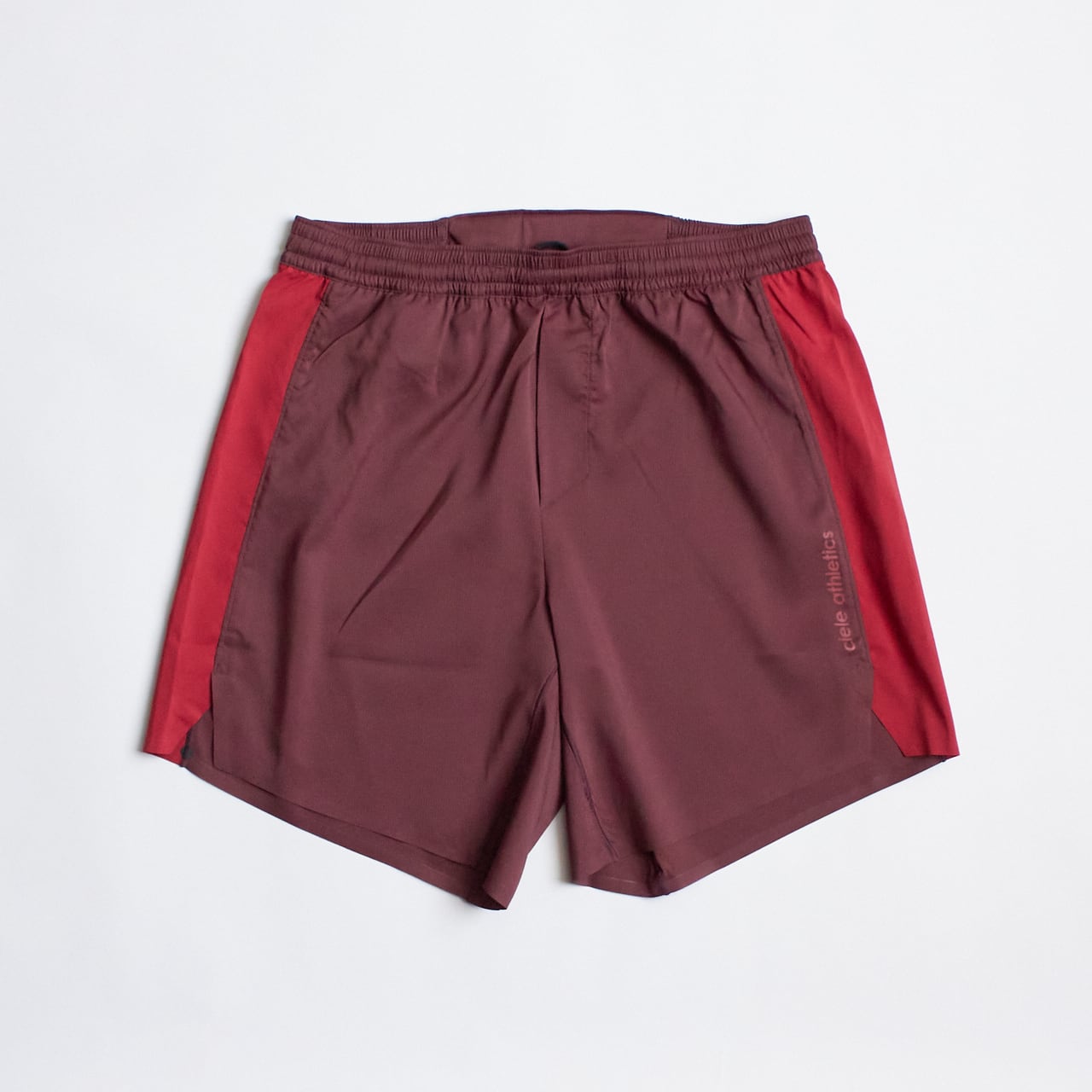 CIELE(シエル)M TRNShort 7" Linerless -Dark Wine Red メンズランニングショーツ