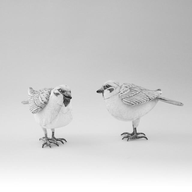 【受注商品】つがい PAIR｜スズメ