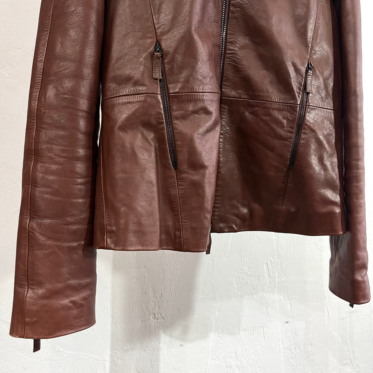 2011AW EMPORIO ARMANI Bovine Leather Jacket ITALY製 | Pay ID