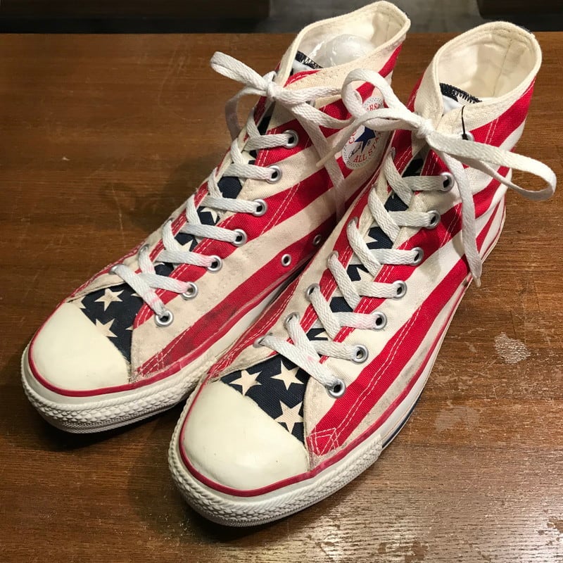 90's CONVERSE コンバース ALL STAR HI オールスターハイ 星条旗 USA製 