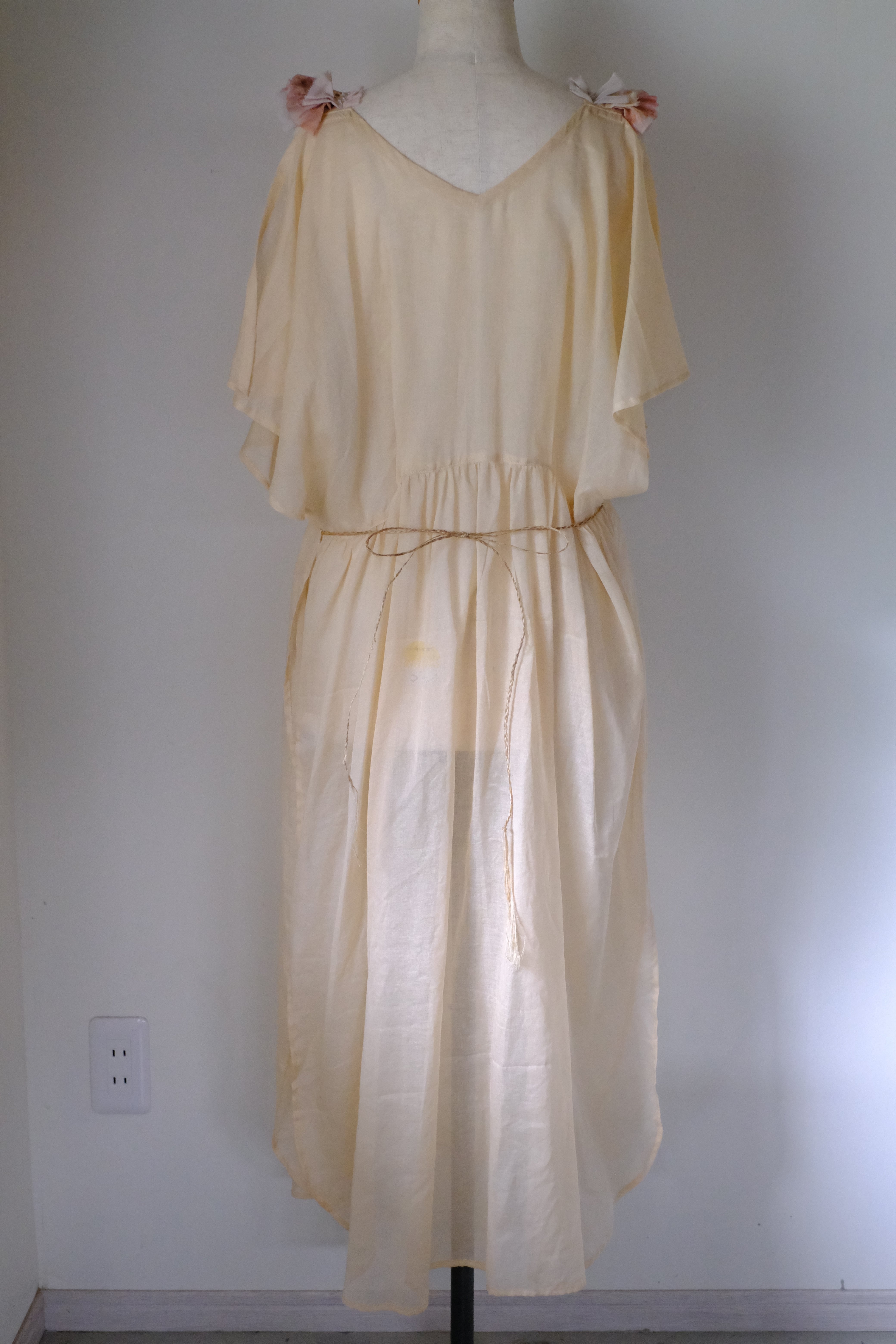 シアーワンピース cl-130(ピンクベージュ)