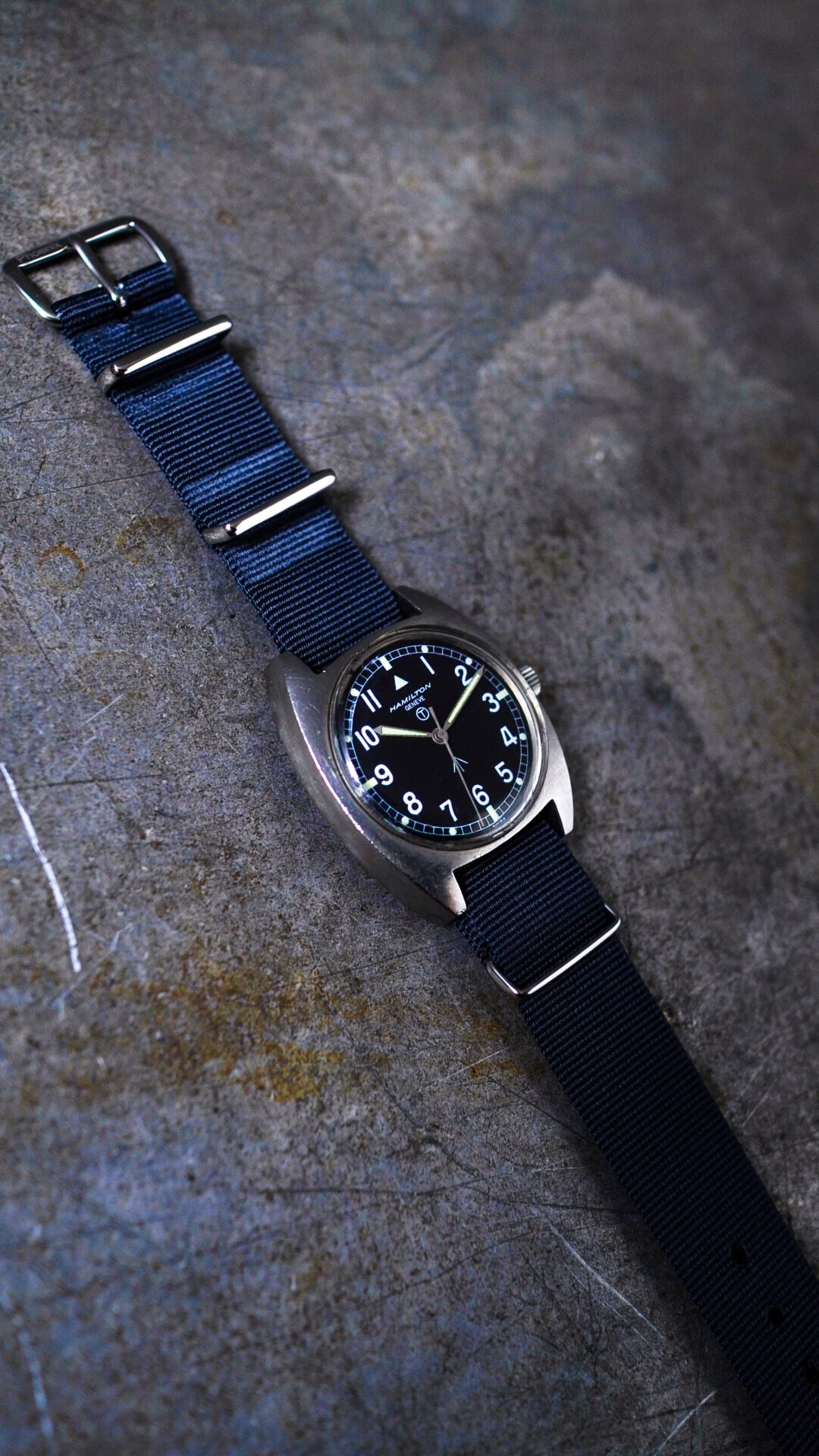 1974】HAMILTON ハミルトン イギリス空軍 6bb《RAF 実物 軍用時計