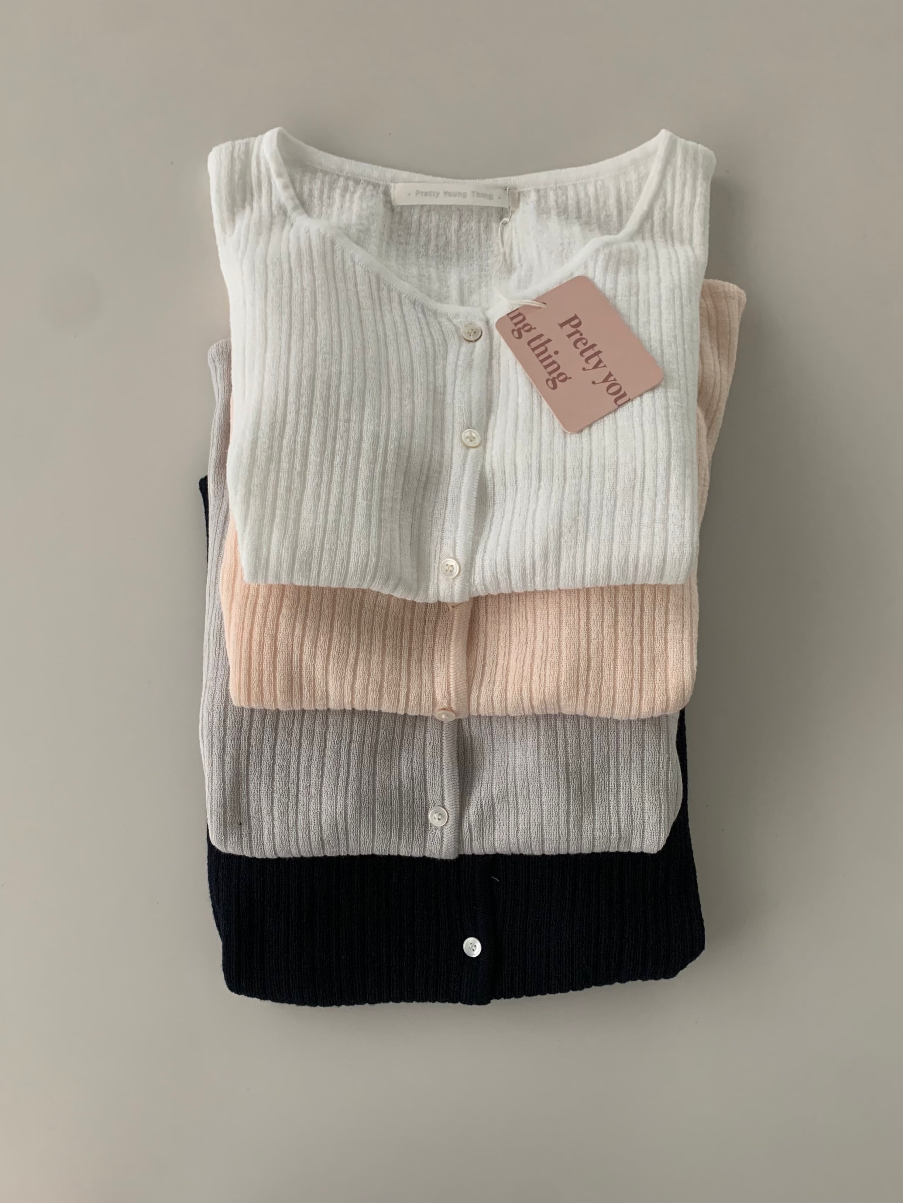 (予約)P.Y.T / Arrows Linen Cardigan / 4color