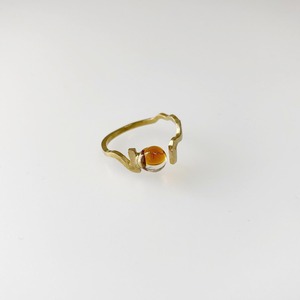 Memphis Ring / Manhattan (amber)【YAGA×Aquvii】