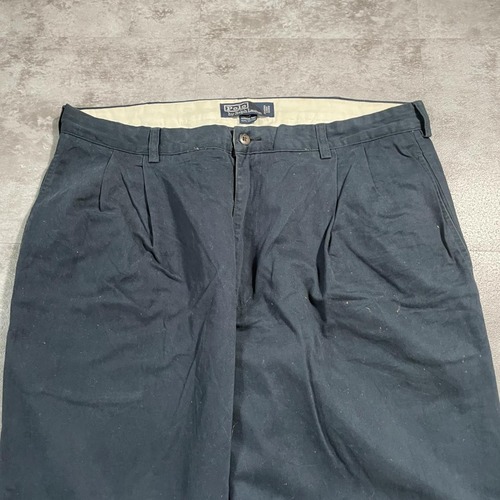 90s Polo by Ralph Lauren 38/34 ネイビーチノパンツ 詳細写真7