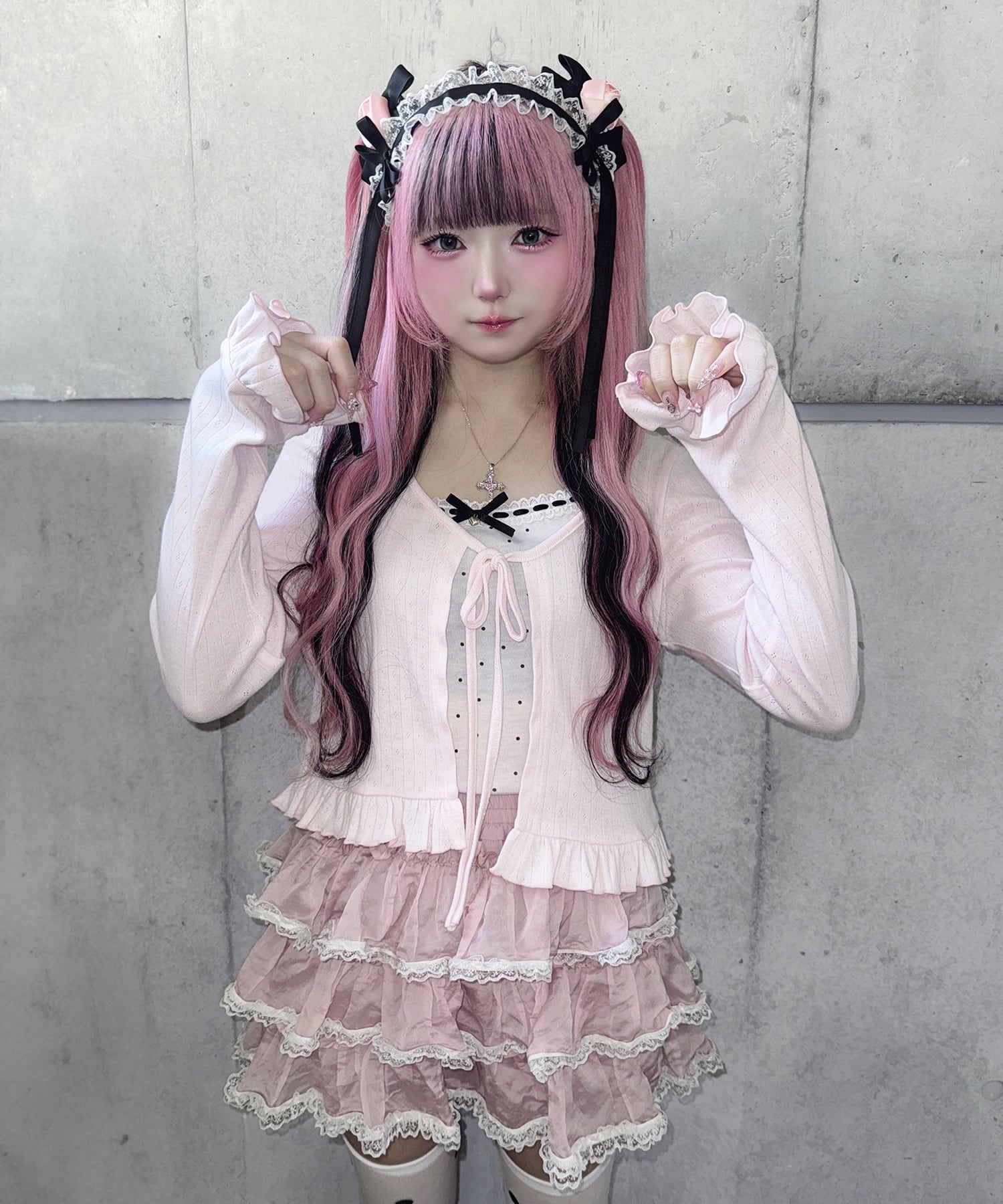 Magia charm マギアチャーム ビッグ リボン ブラウス ピンク ℳ𝒶𝑔𝒾𝒶 𝒞𝒽𝒶𝓇𝓂｜.⋆𝜗𝜚 いちばんかわいい自分になれる、魔法の