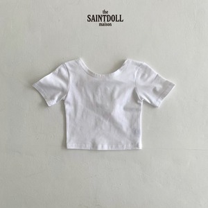 [SAINTDOLL] Backless short sleeves (JS/JM/JL) / [세인트돌] 백리스반팔 (JS/JM/JL)
