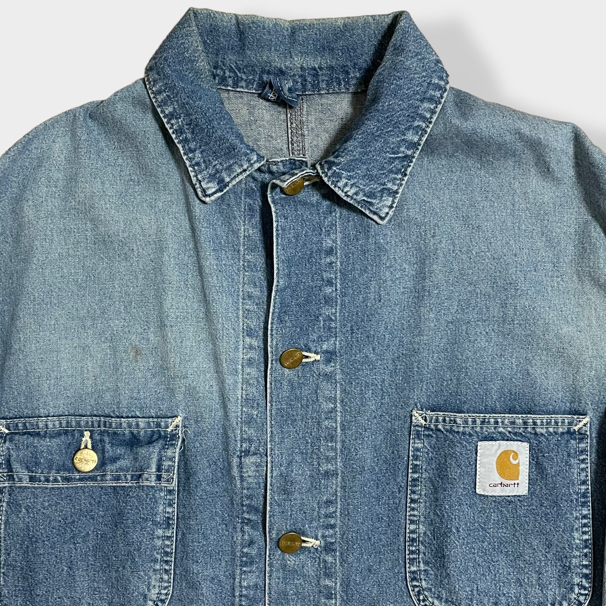 Carhartt】90s カバーオール デニムジャケット ミシガンコート ワン ...