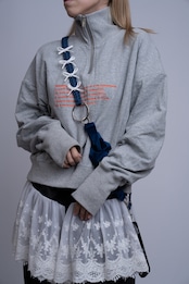 【残り9点】3way velour strap Navy