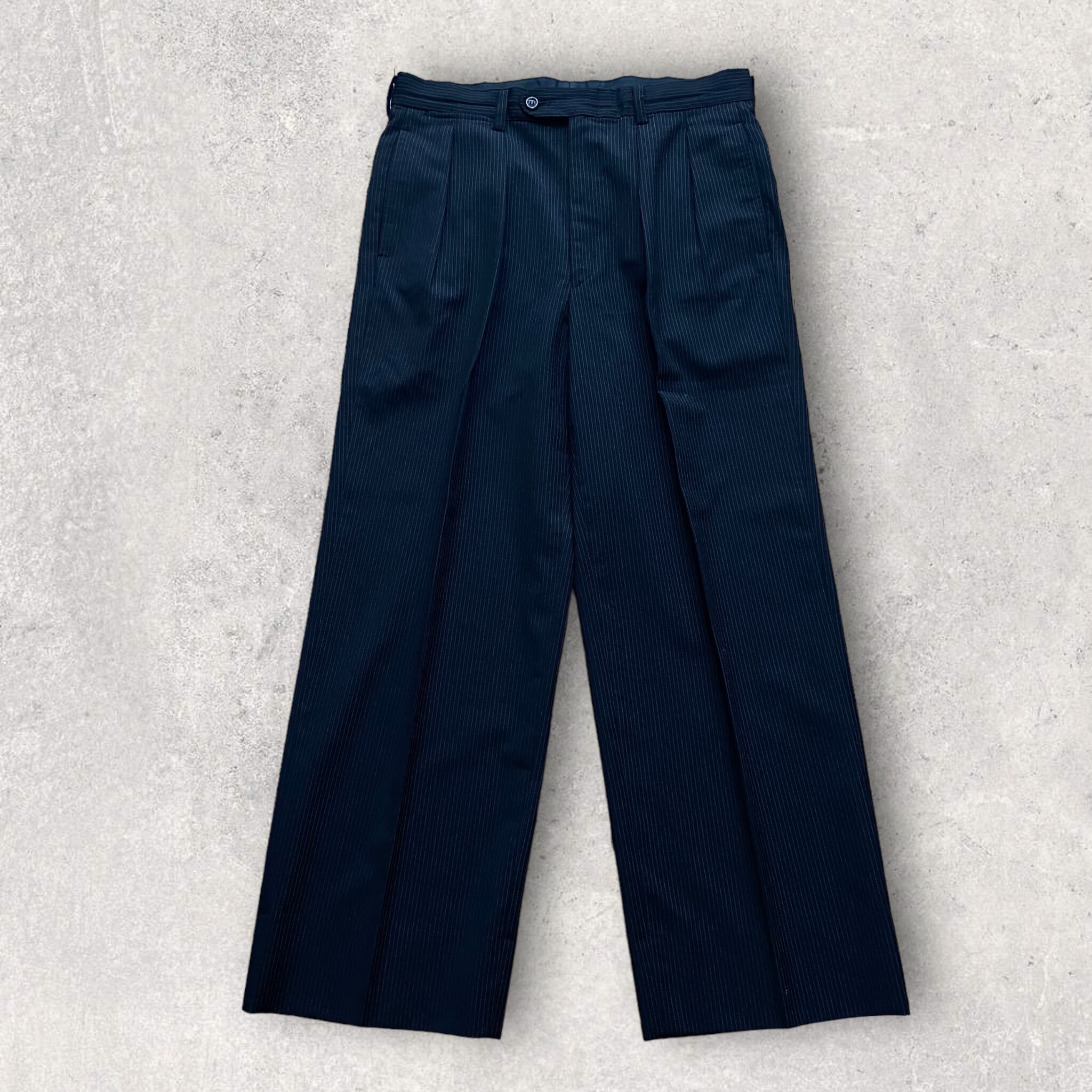 90's vintage DOMON セットアップスーツ 4つ釦JK&ワイド2タック