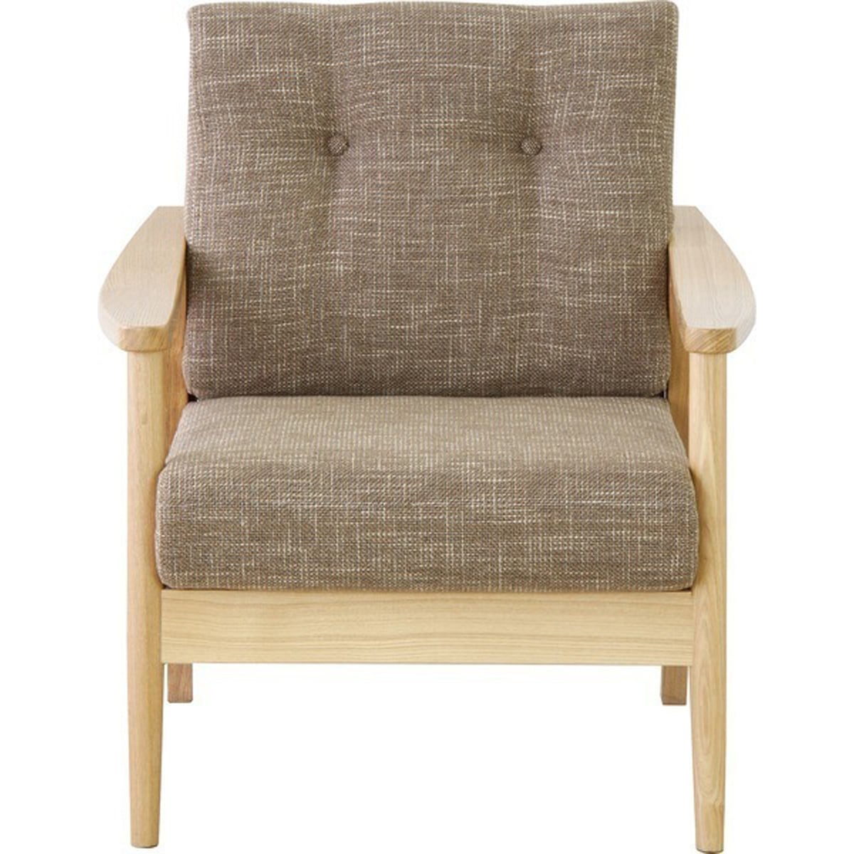 バッスム 1人掛 ソファ ブラウン グリーン グレー 茶 緑 灰 アームソファ パーソナルチェア アームチェア イス 椅子 いす 肘掛け 座面クッション取り外し可 北欧 インテリア リビング ショップ 店舗 インテリア 家具 おしゃれ