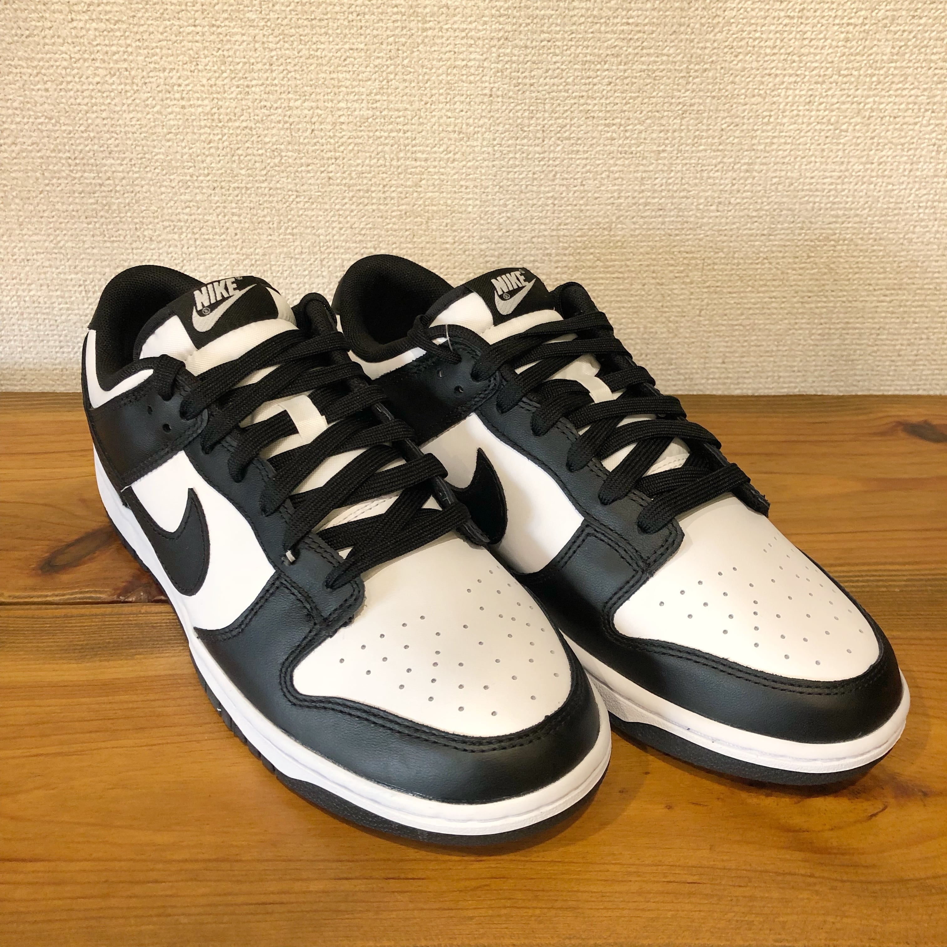 NIKE DUNK LOW RETRO WHITE BLACK 27cm