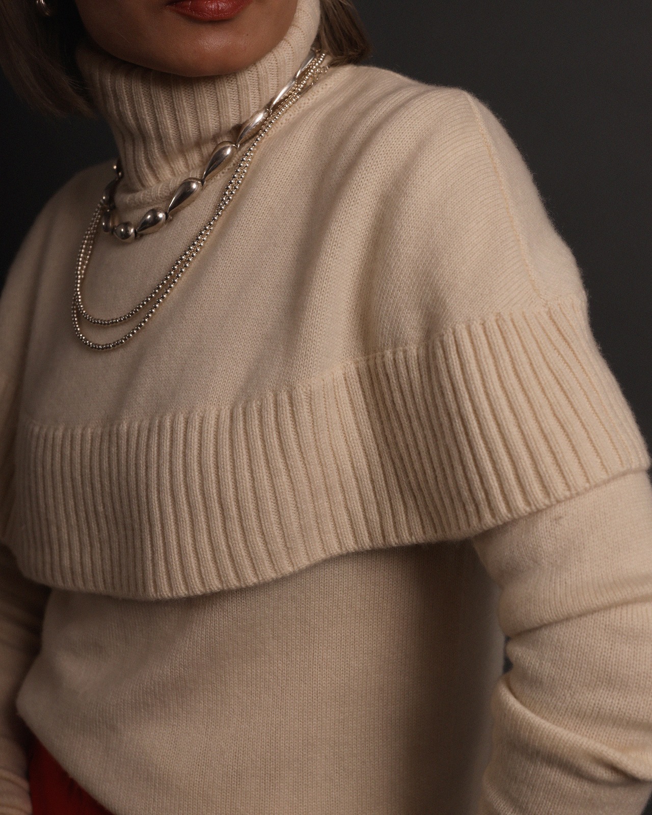 Chloe / Cape Collar Knit