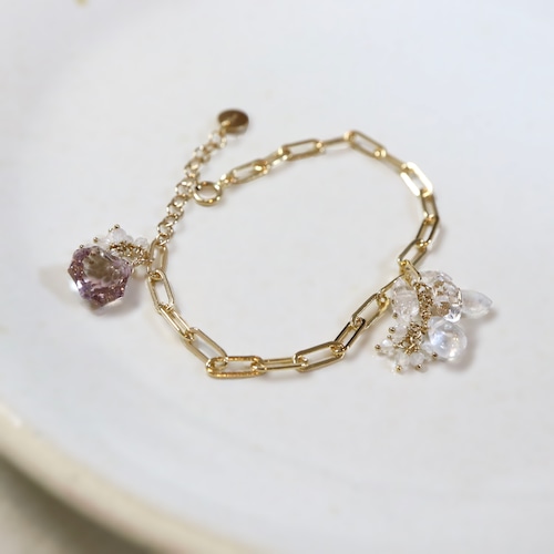 Sankayo chain bracelet/pink