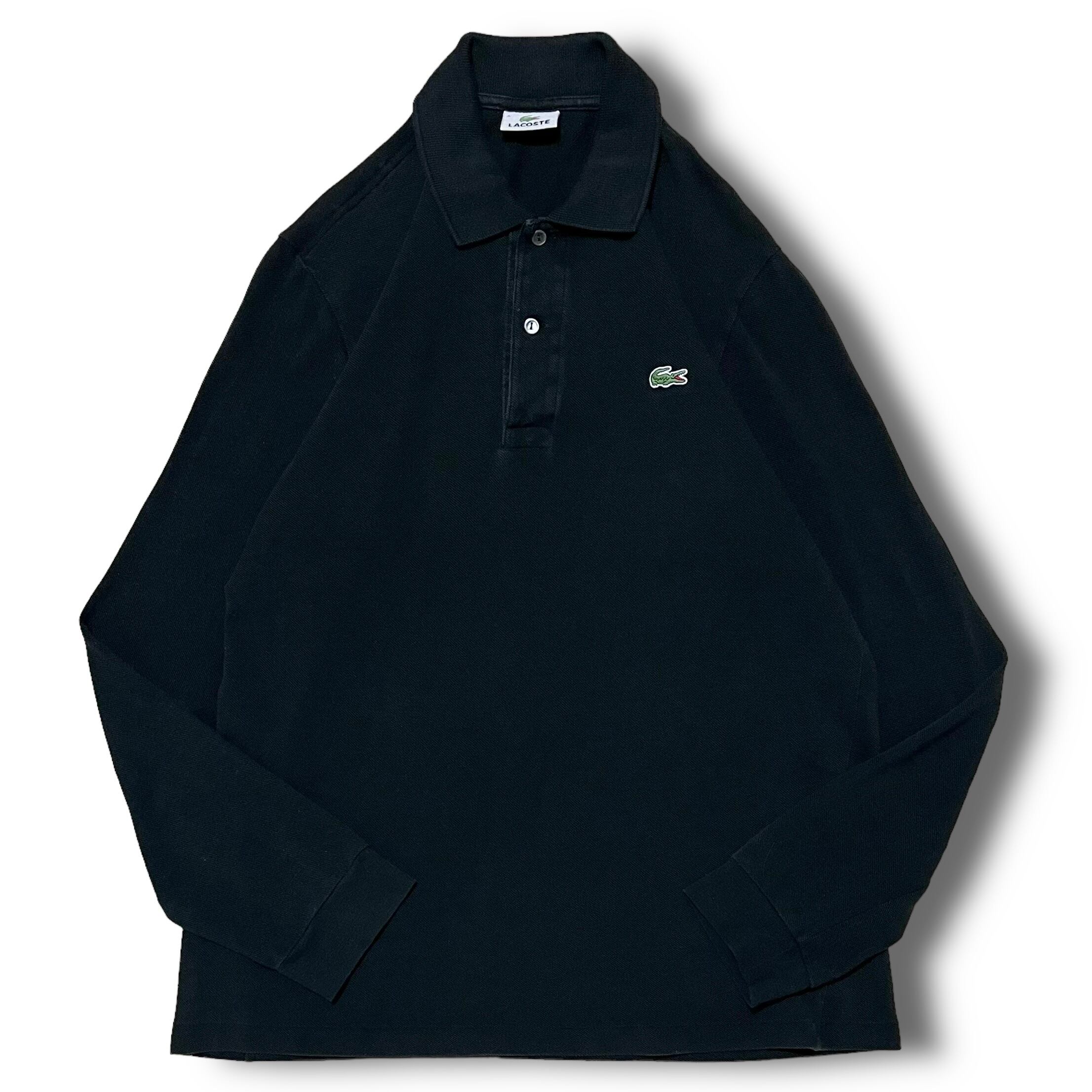 【LACOSTE】ラコステ ロングスリーブポロシャツ ブラック