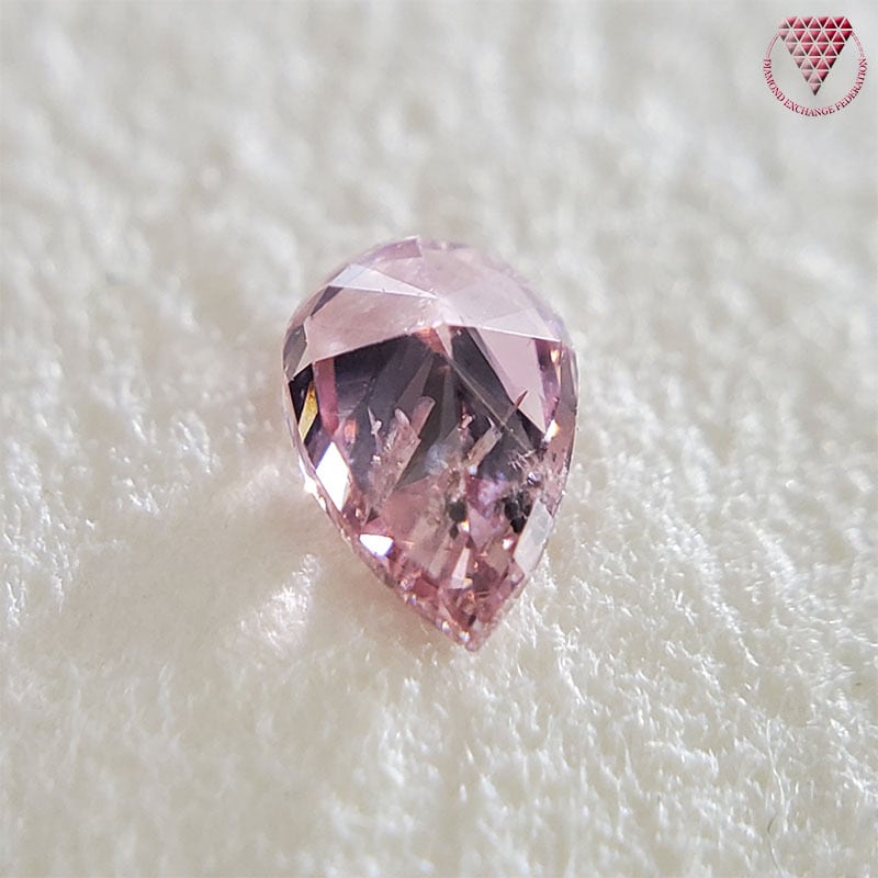 0.129 ct Fancy Deep Pink I1 AGT 天然 ピンク ダイヤモンド ルース ...