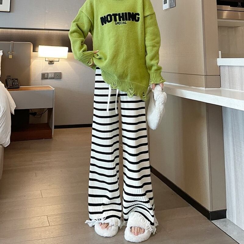 archivio ストライプセーター 38サイズ ホワイト/グリーンホットパンツ archivio ストライプセーター 38サイズ ホワイト/グリーンホットパンツ